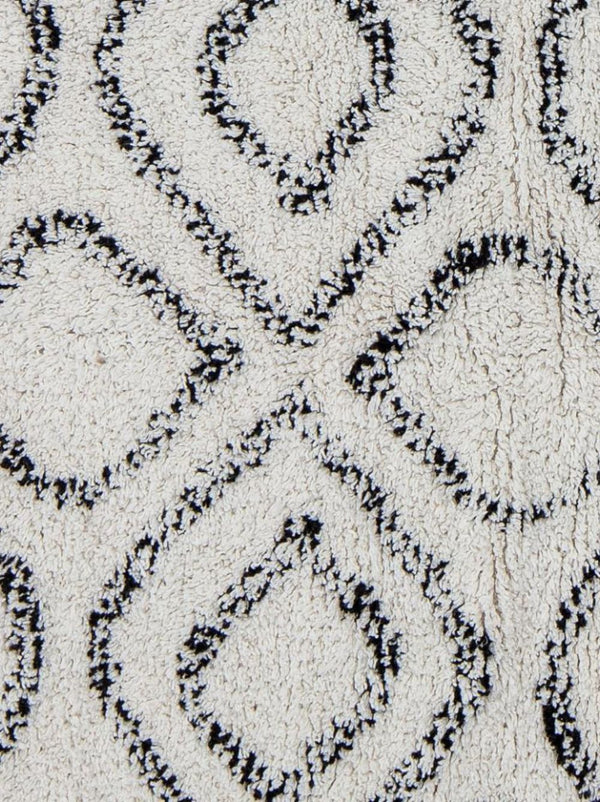Tapete de algodão com padrão