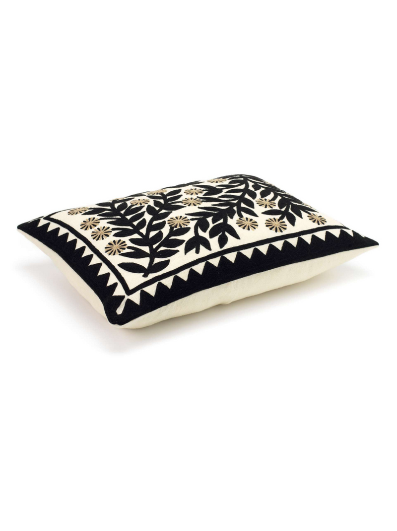Capa de almofada com padrão floral Élitis