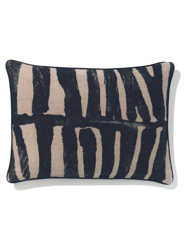 Capa de almofada Élitis com padrão de zebra