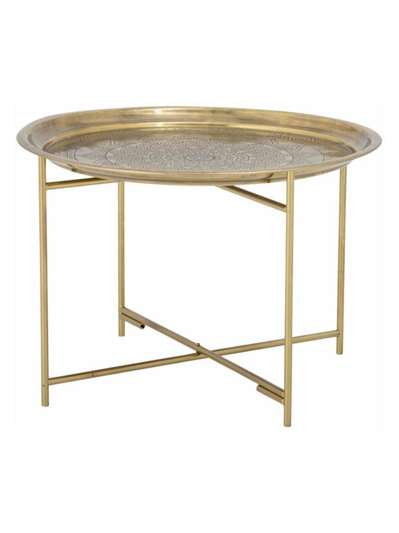 Mesa de apoio em dourado