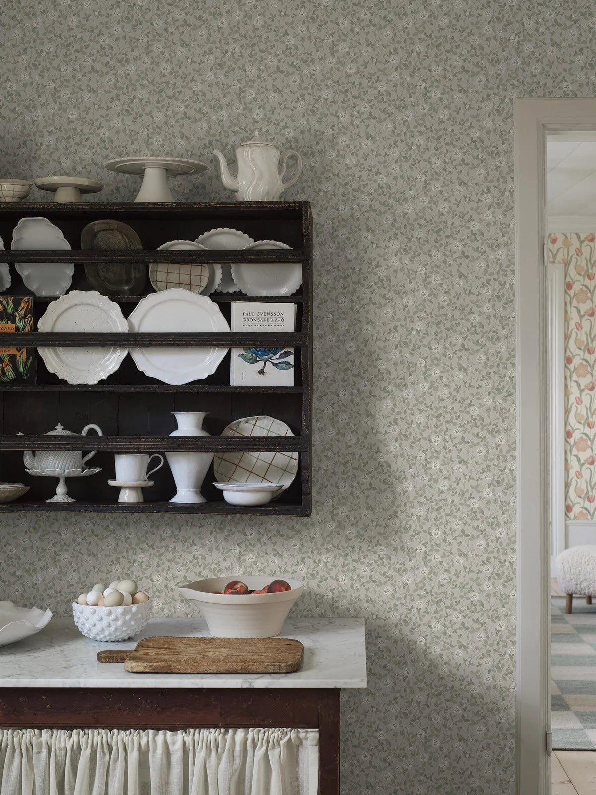 Papel de parede floral borastapeter