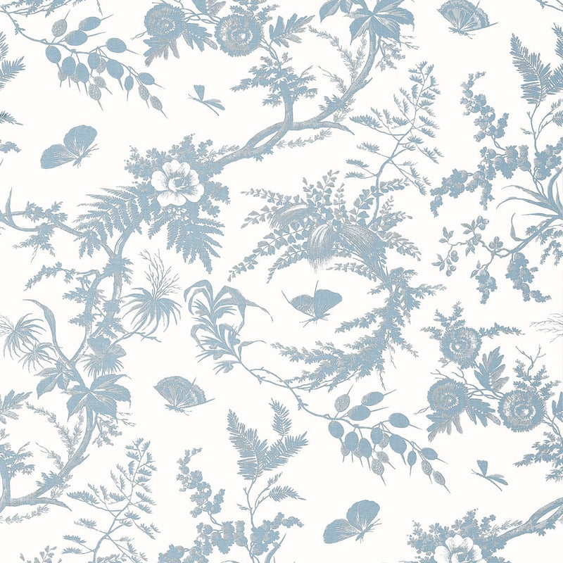 Papel de parede floral Thibaut