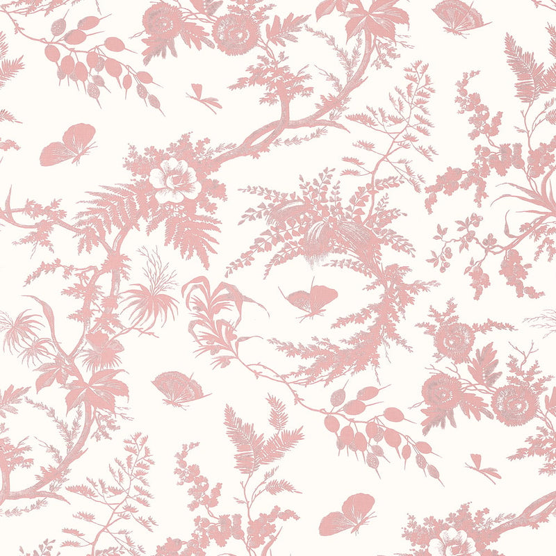 Papel de parede floral Thibaut