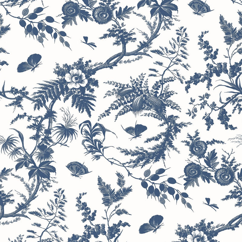 Papel de parede floral Thibaut