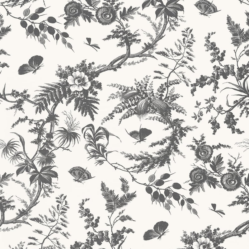 Papel de parede floral Thibaut