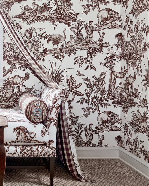 Papel de parede ANTILLES TOILE thibaut