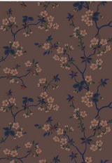 Papel de parede com flores em tons de beje borastapeter