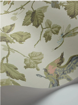 Papel de parede com padrão de pássaros Cole & Son