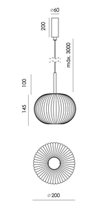 Candeeiro de teto Irzo, Aromas