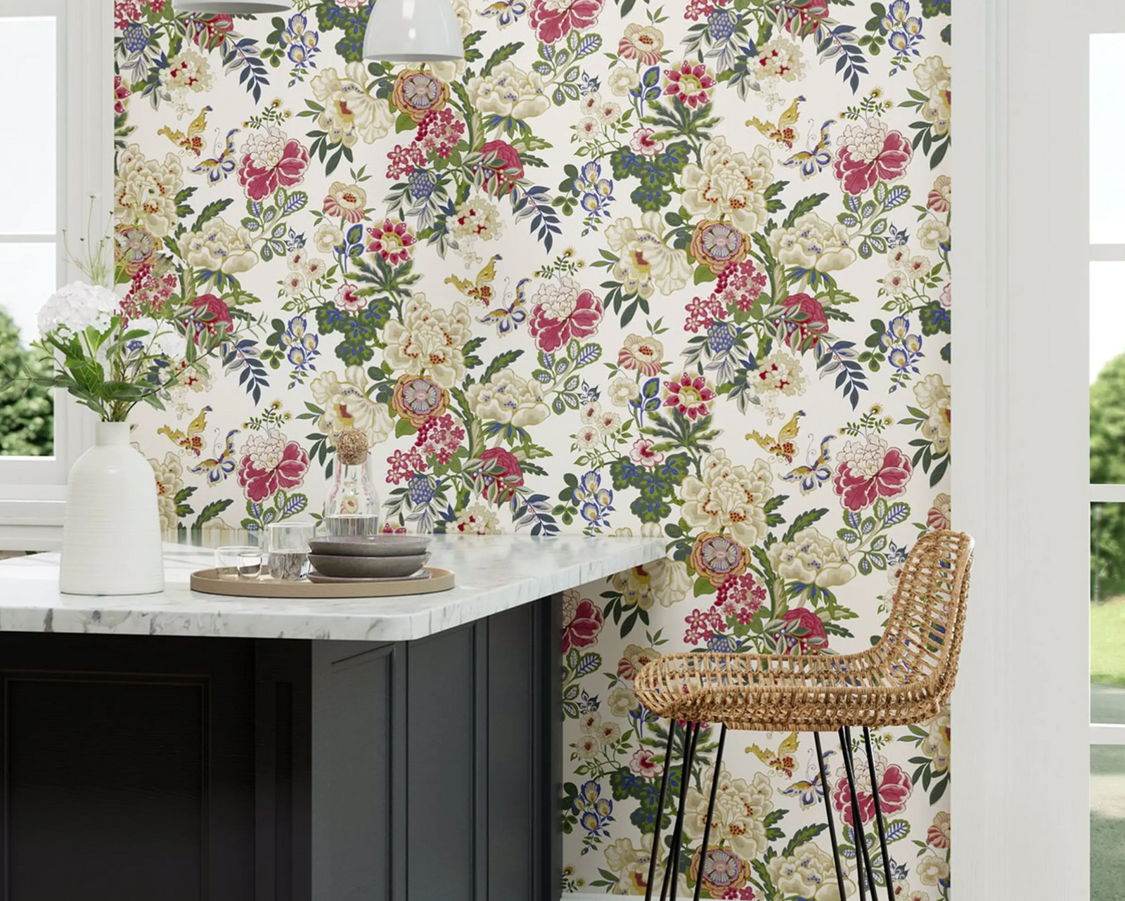 Papel de Parede Emperor Peony, Sanderson