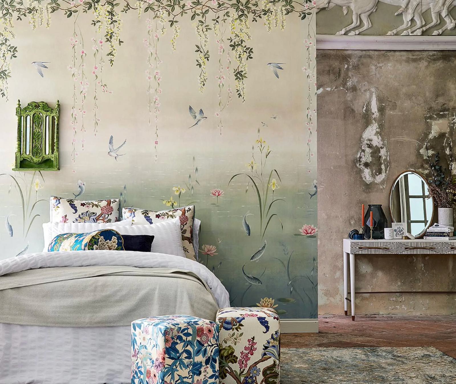 Papel de Parede Water Garden, Sanderson