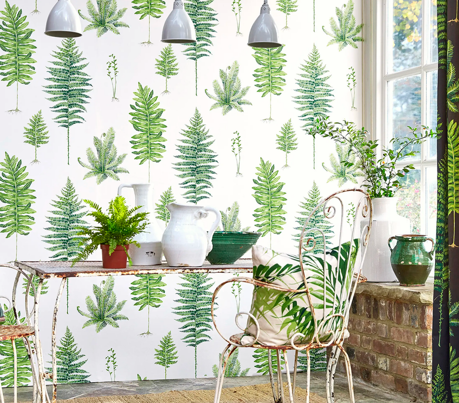 Papel de Parede Fernery, Sanderson