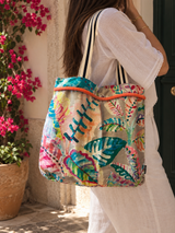 Tote bag padrão floral