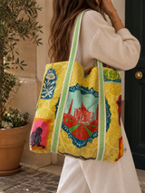 Tote Bag em tons de amarelo