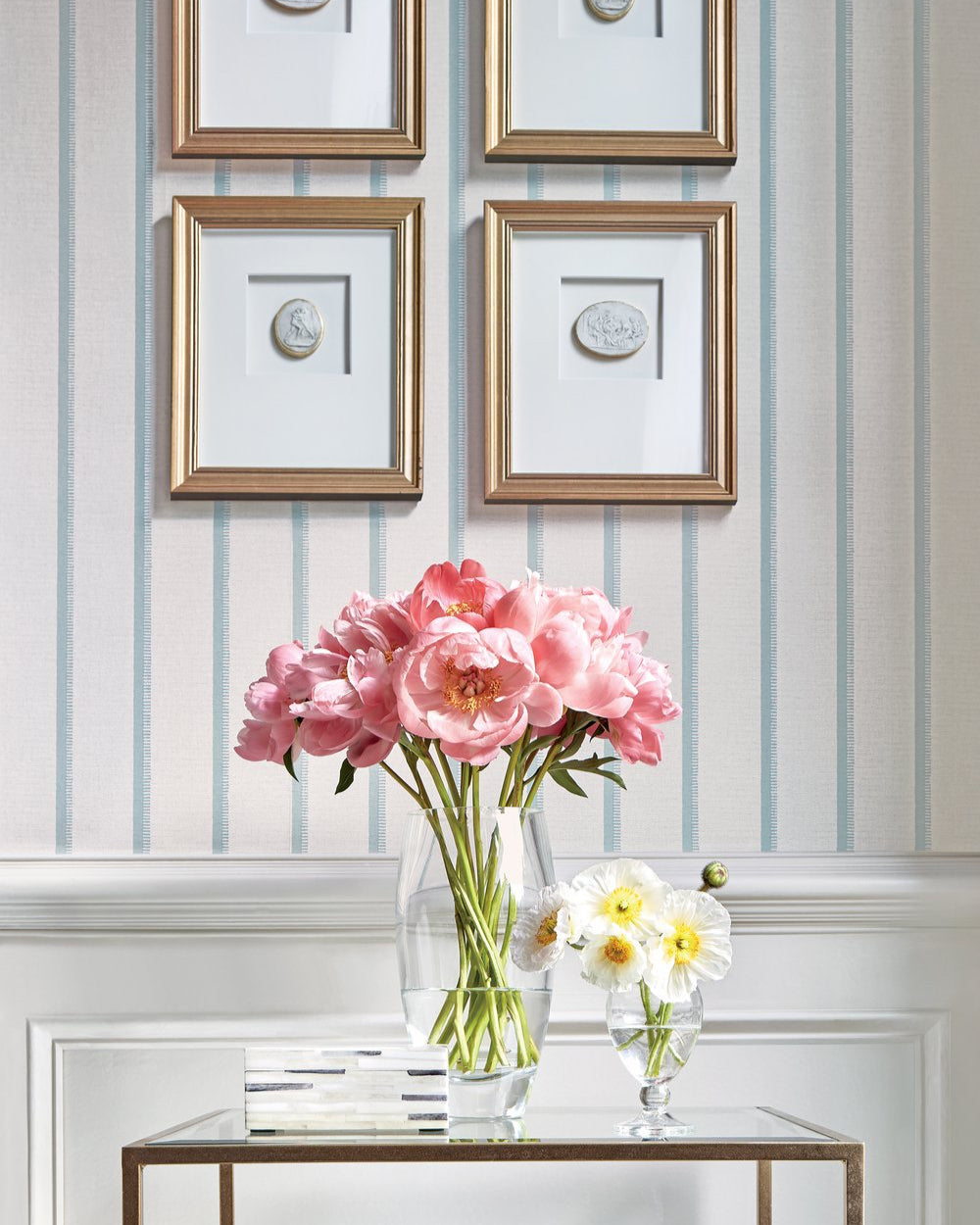 Papel de parede riscas NOTCH STRIPE thibaut