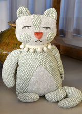 Gatos patchwork para segurar portas