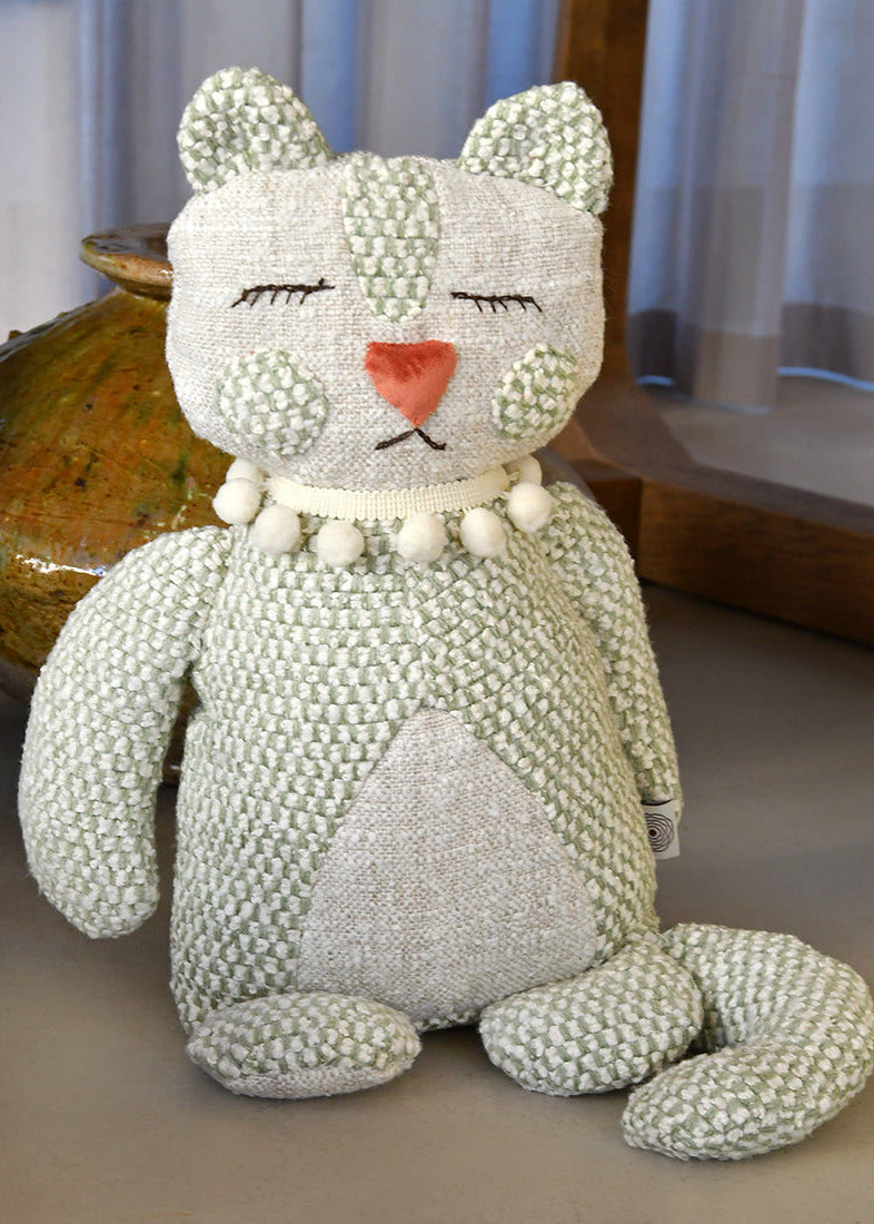 Gatos patchwork para segurar portas