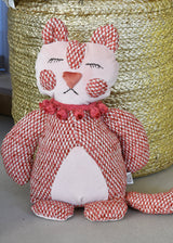 Gatos patchwork para segurar portas