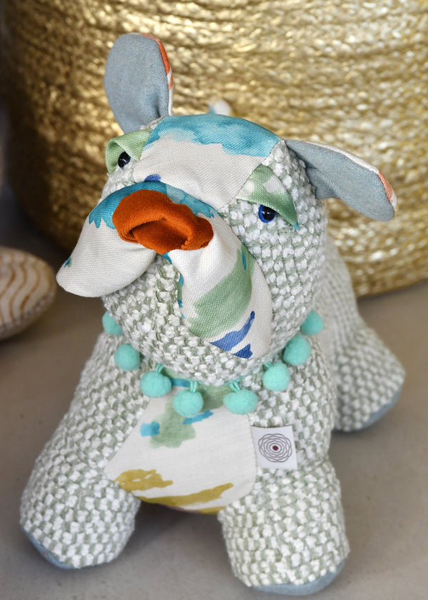 Cães patchwork para segurar portas