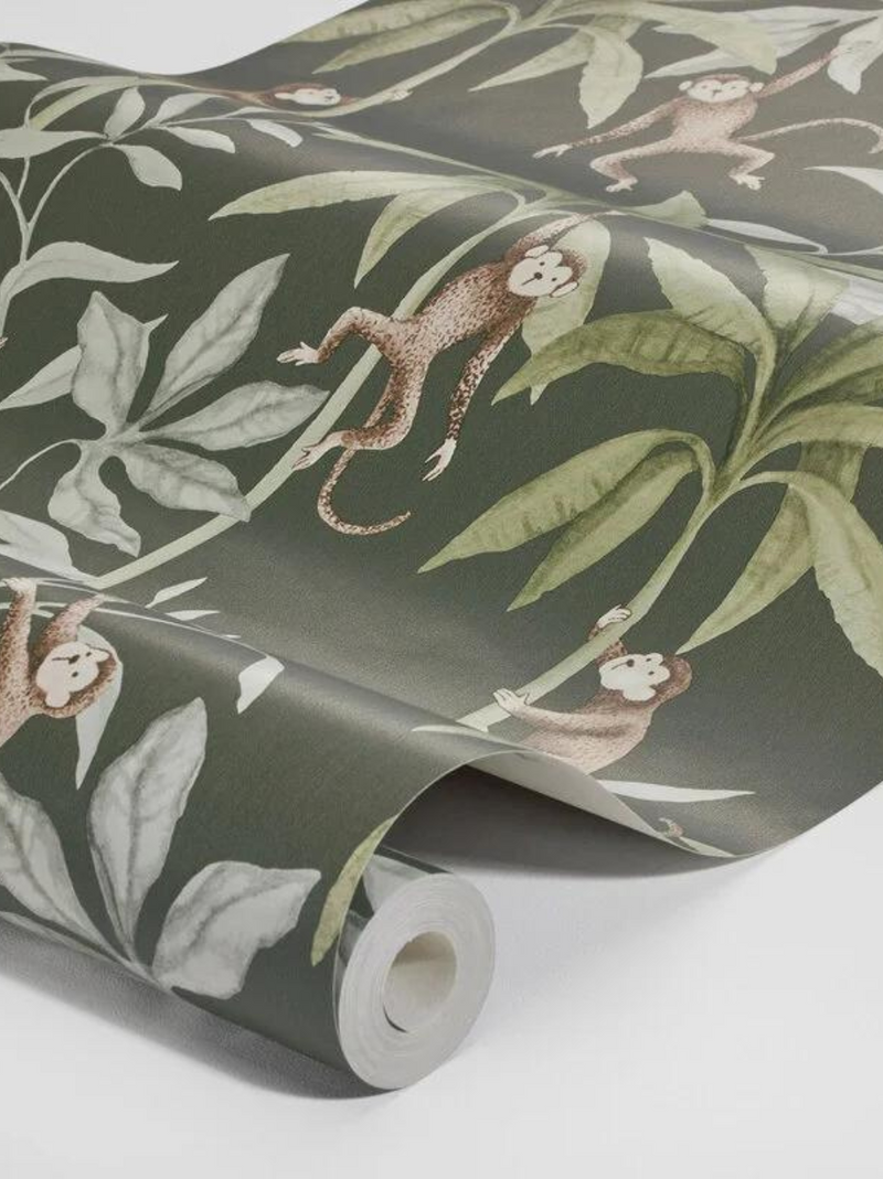 Papel de parede com padrão selva Borastapeter