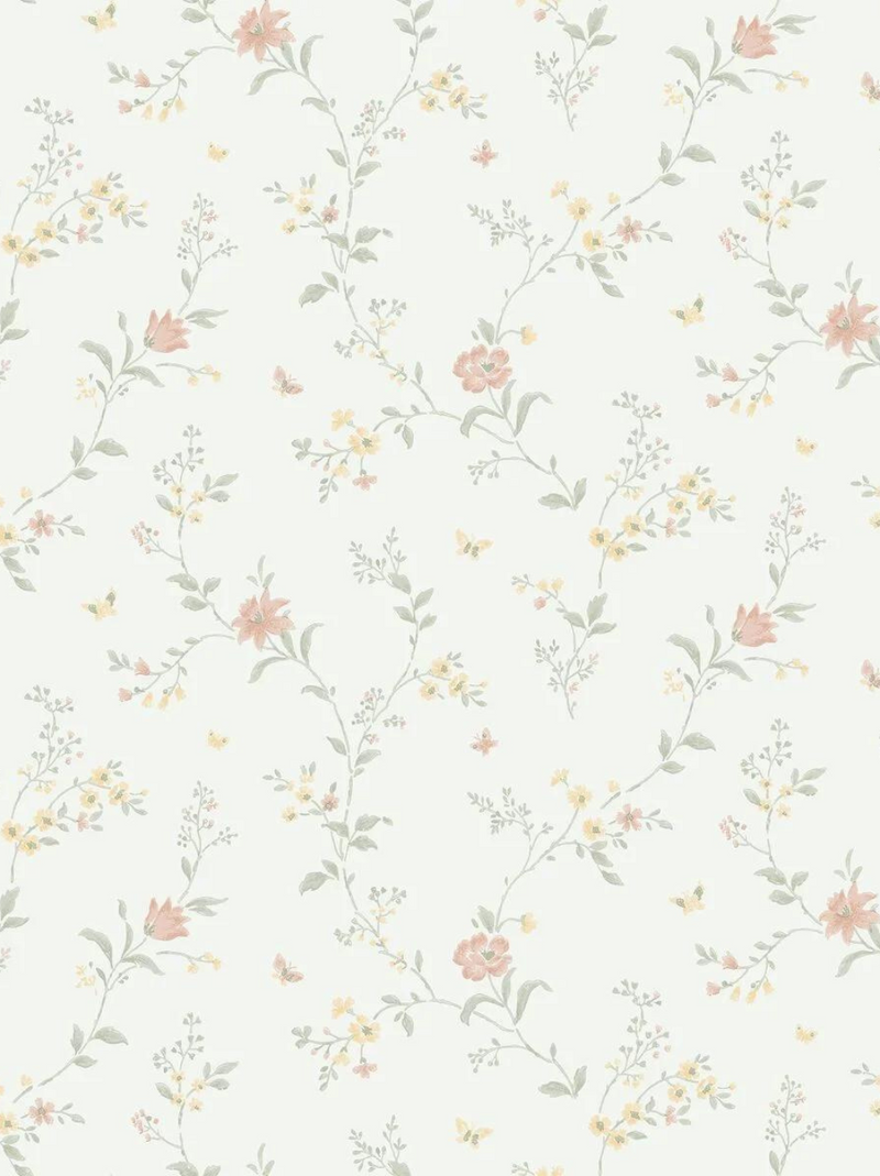 Papel de parede com padrão floral BORASTAPETER