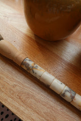 Decorative brush with red stones