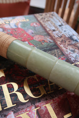Pincel grande em tons de jade verde suave
