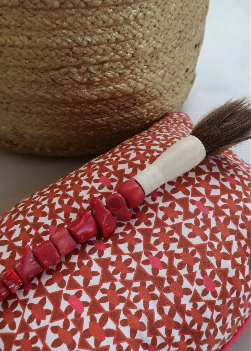 Pincel Decorativo Coral Vermelho