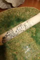 Pincel Decorativo Marfim Ilustrado