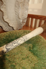 Pincel Decorativo Marfim Ilustrado