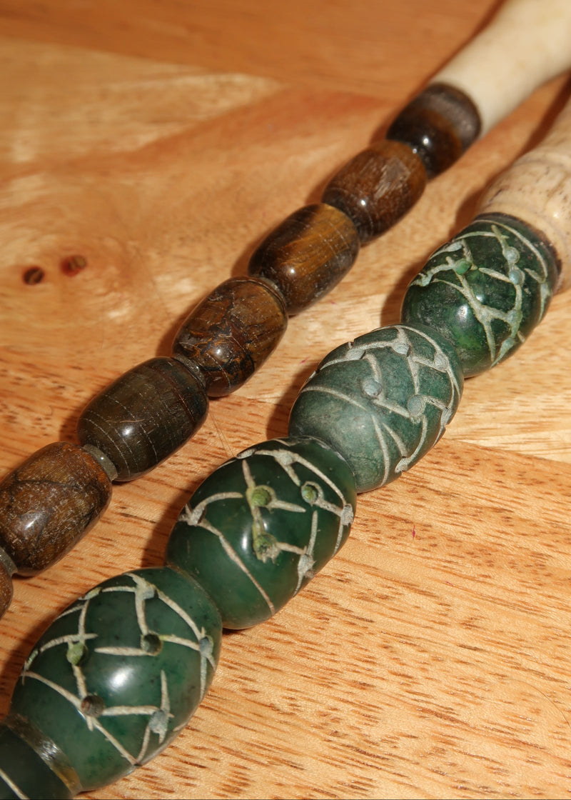 Pincel Decorativo detalhado em Verde Jade