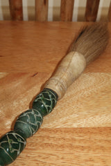 Pincel Decorativo detalhado em Verde Jade