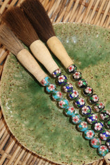 Pincel Decorativo Flores de Cloisonné