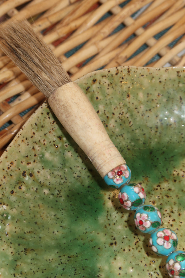 Pincel Decorativo Flores de Cloisonné