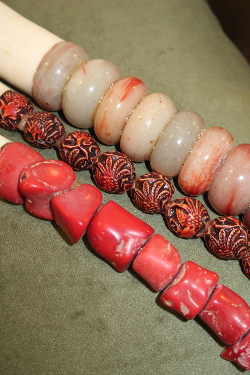 Pincel Decorativo Coral Vermelho