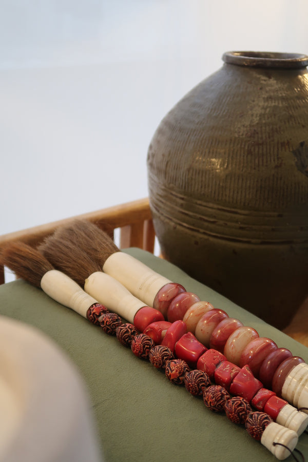 Pincel Decorativo Coral Vermelho