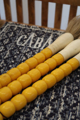 Pincel Decorativo em tom mostarda