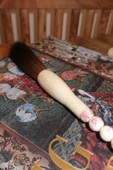 Pincel Decorativo Floral Rosa