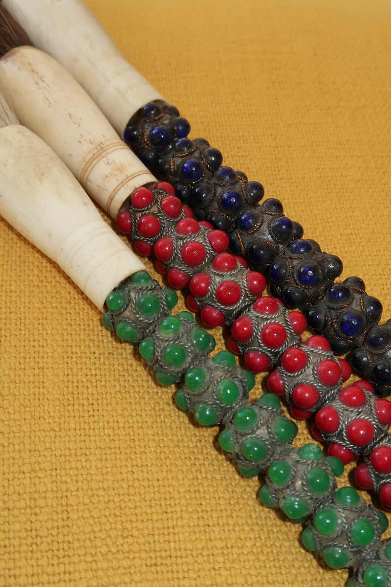 Pincel Decorativo Verde Esmeralda Tibetana