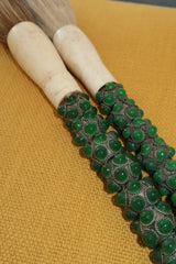 Pincel Decorativo Verde Esmeralda Tibetana