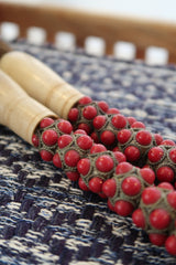 Pincel Decorativo Vermelho Cereja Tibetana