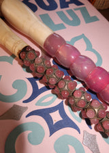 Pincel Decorativo Rosa Velho Tibetana