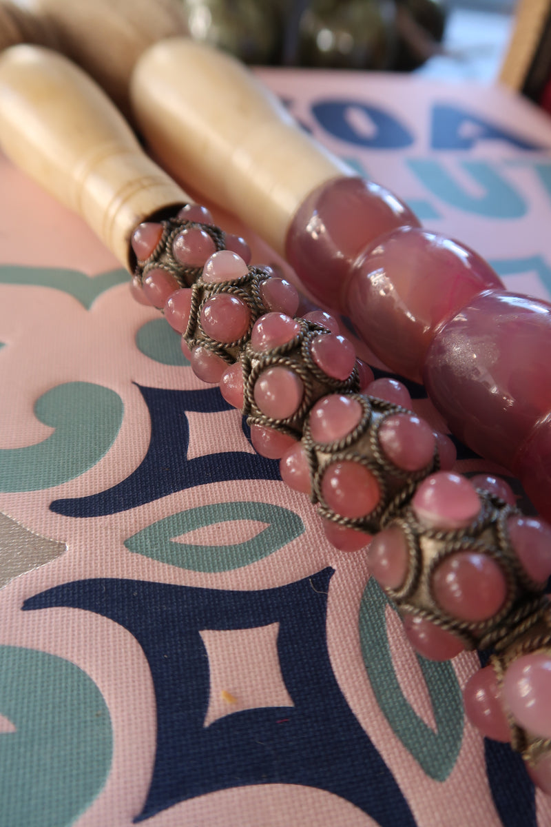 Pincel Decorativo Rosa Velho Tibetana