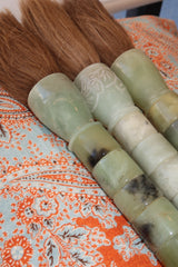 Pincel Decorativo em tons verde jade