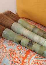 Pincel Decorativo em tons verde jade