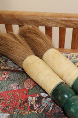 Pincel Decorativo marmoreado em tons de verde