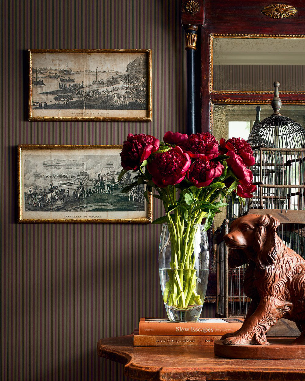 Papel de parede riscas CONNER STRIPE thibaut