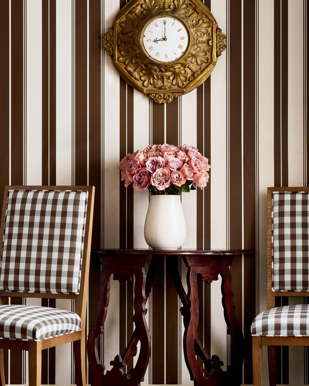 Papel de parede riscas NORFOLK STRIPE thibaut