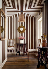 Papel de parede riscas NORFOLK STRIPE thibaut