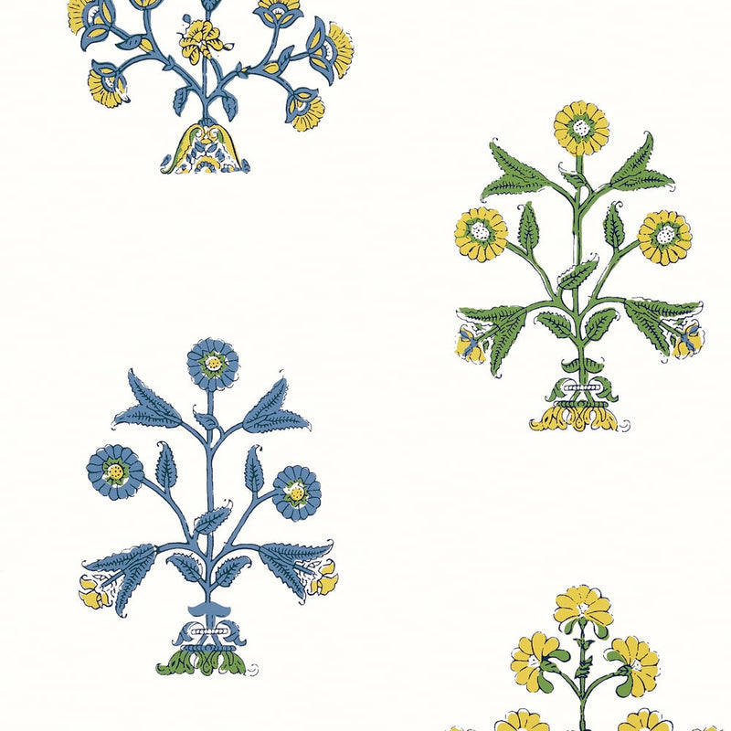 Papel de parede INDIAN FLOWER thibaut